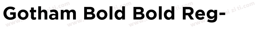 Gotham Bold Bold Reg字体转换